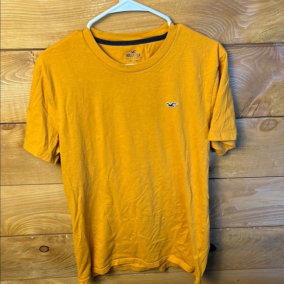 Hollister‎ Must Have Collection Mens Orange T-Shirt M short sleeve Casual Y2K - Picture 1 of 6